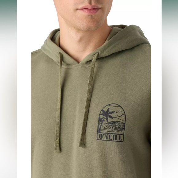 O'Neill Fifty Two Pullover Hoodie – Deep Green Size: Large | New With Tags - Picture 3 of 4